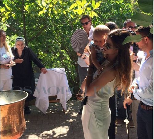 Η Βάπτιση του Νινίκου (Εγγονού της Άννας Βίσση) - Φωτογραφίες 